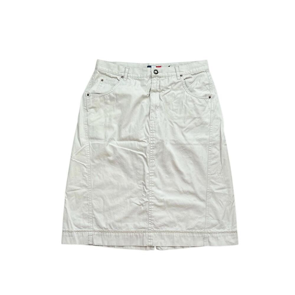 Frenchcuff Khaki Midi Skirt Size 12 Gorpcore Utility